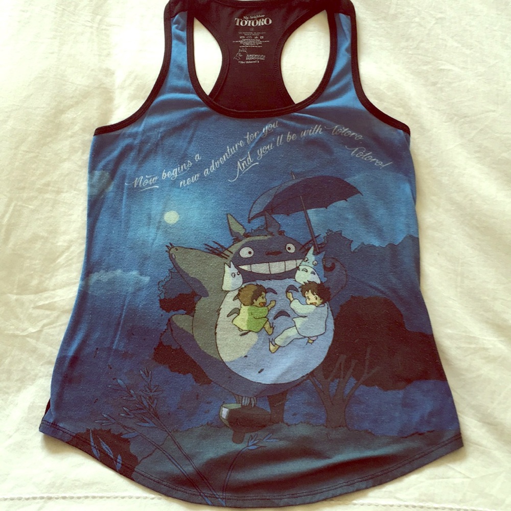 My neighbor Totoro racerback tank top
